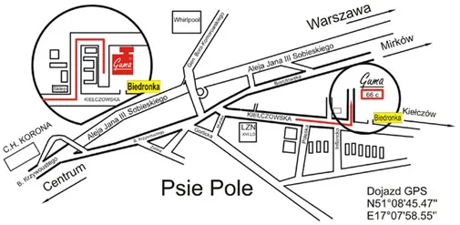 Jak dojechać do firmy Guma